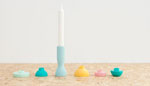 Shapely Modular Candle Holders - The Endless Candle Holder Features a Modular Design (TrendHunter.com)