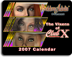 Vixens of ClubX Calendar