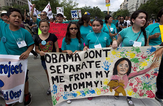 Obama Latino protest - 2014